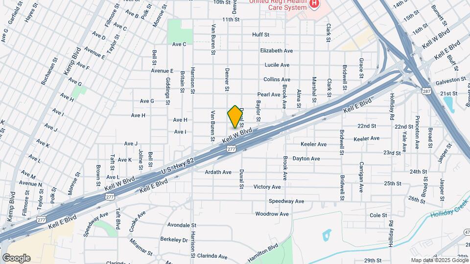 1820 Kell W Blvd Map and Location Details