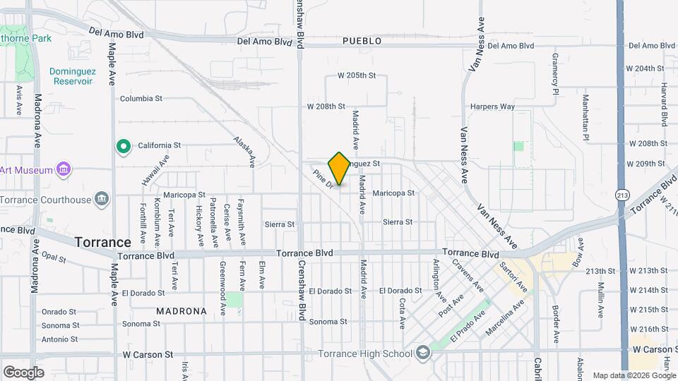 727 Pine Dr Map and Location Details