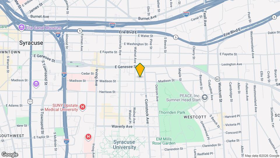 1029 Madison St Mapa y Detalles de la Ubicación