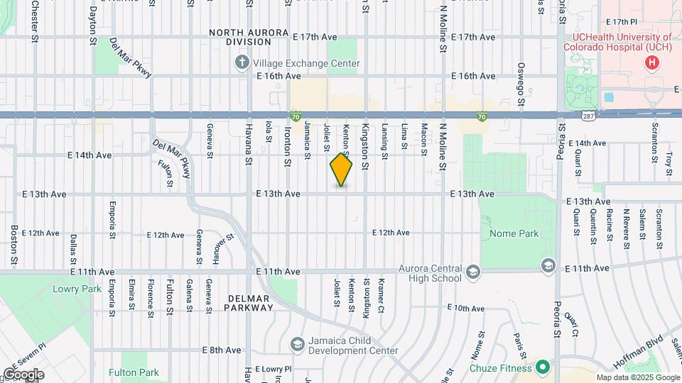 1301 Kenton St Map and Location Details