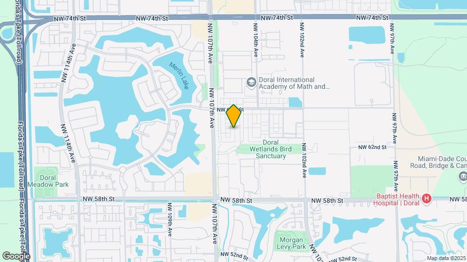 6327 NW 105th Ct Map and Location Details