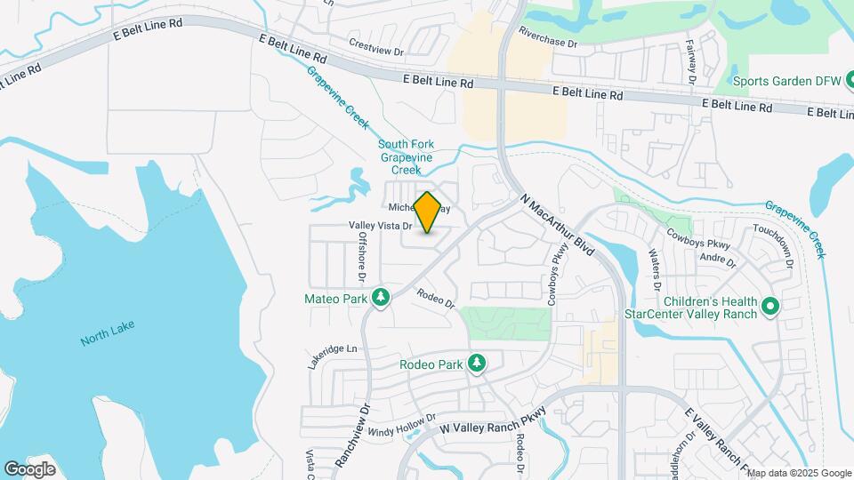 1111 Ranch Vista Dr Map and Location Details