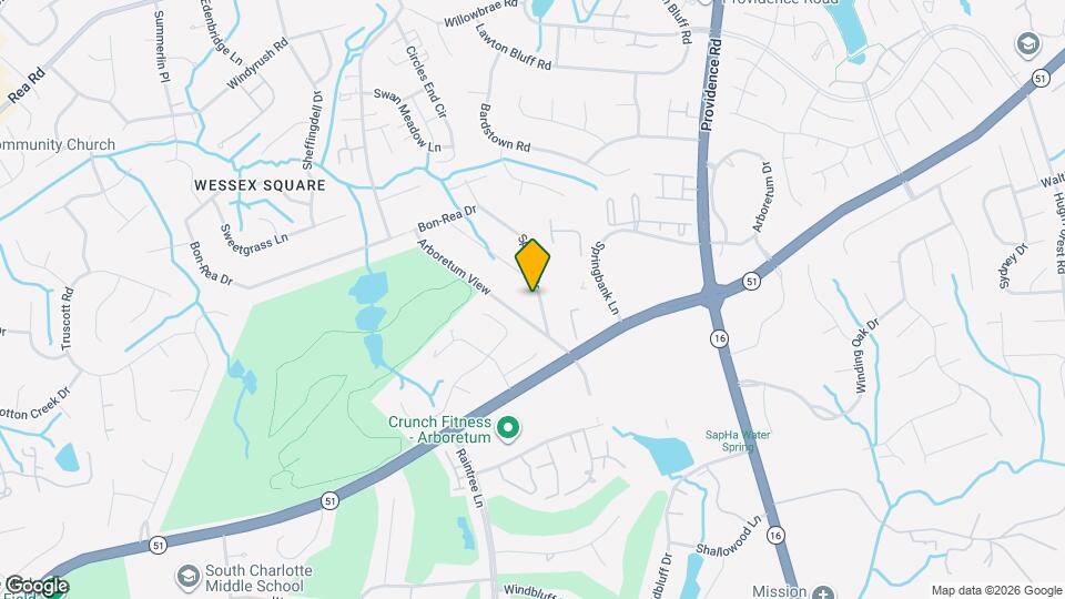 2539 Springs Dr Map and Location Details