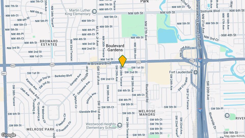 2880 SW 1st St Map and Location Details