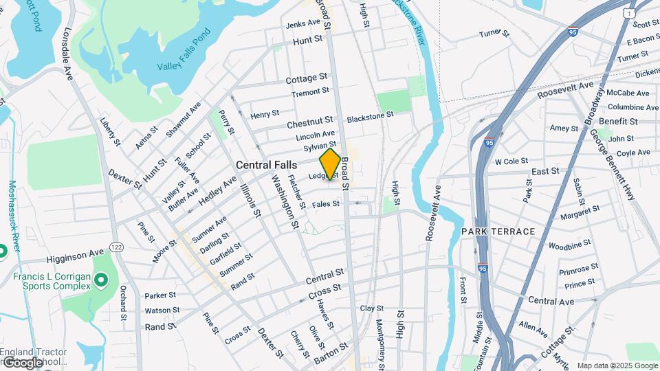 105 Foundry St Map and Location Details