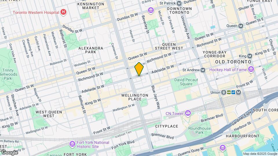 Spadina Adelaide Square Map and Location Details