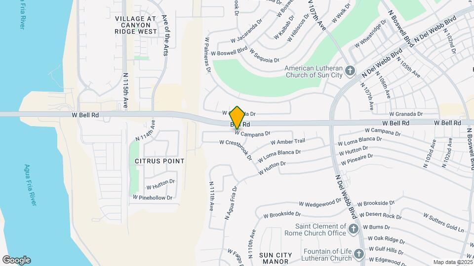 11005 W Campana Dr Map and Location Details