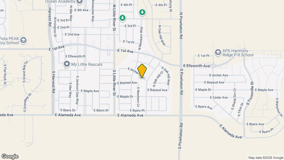 26022 E Archer Dr Map and Location Details