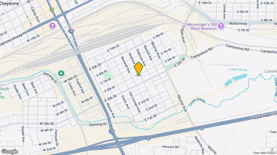 615 E 6th St Map and Location Details