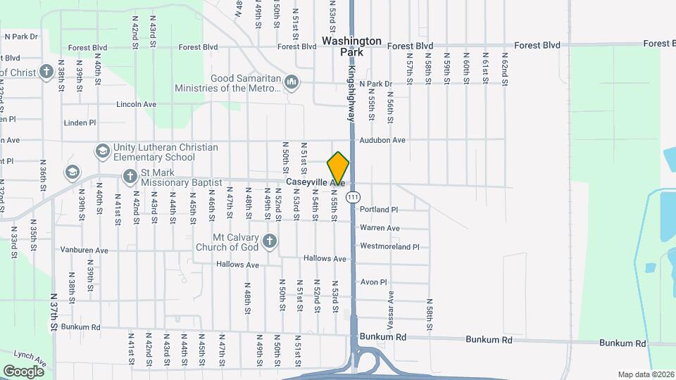 1534 N 55th St Mapa y Detalles de la Ubicación