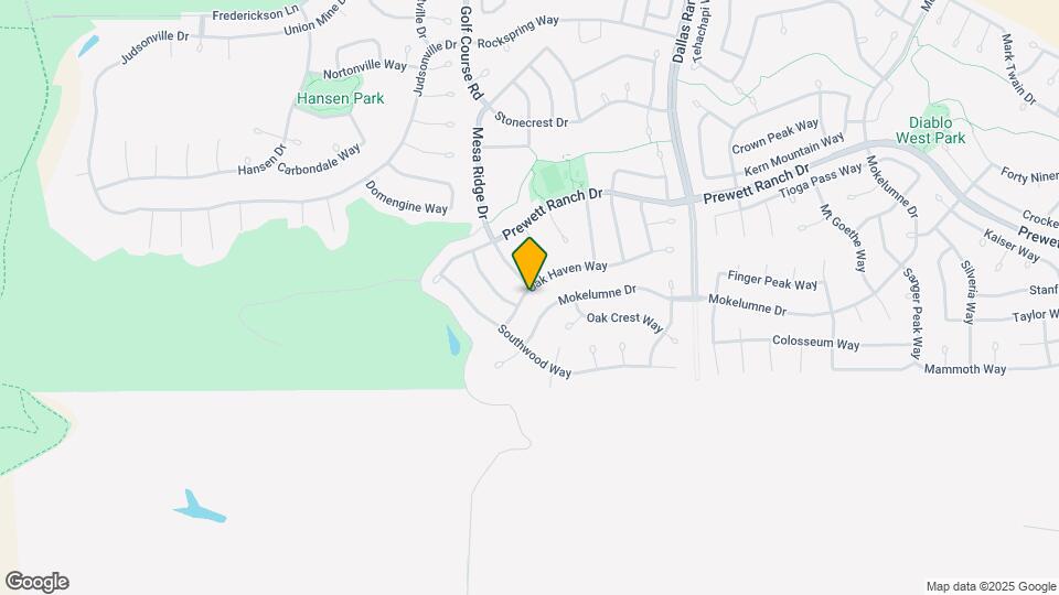 1192 Oak Haven Way Map and Location Details