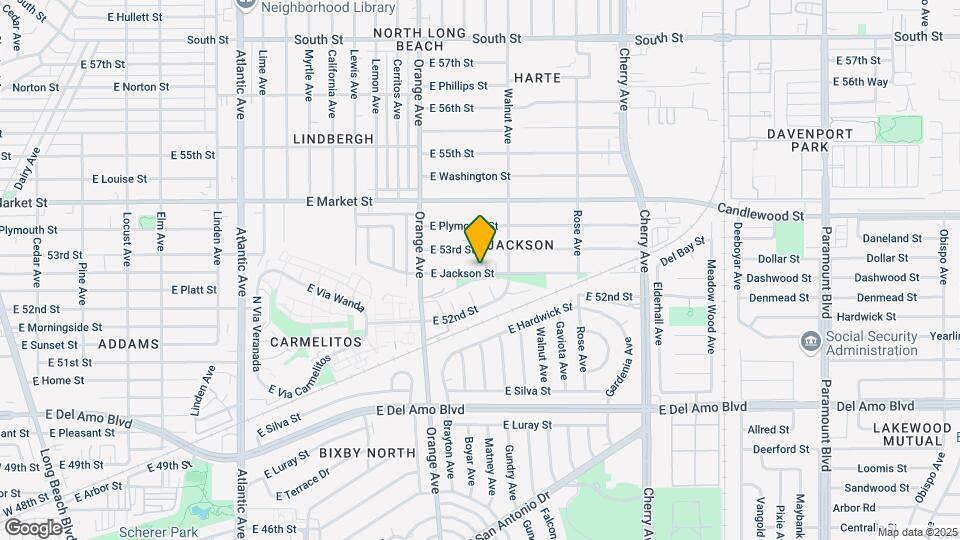 1427 E Jackson St Map and Location Details