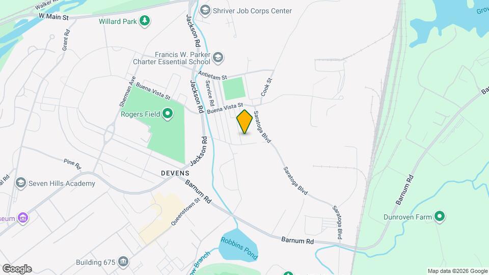 6 Bates St, Unit 6 Bates Street UA Devens Map and Location Details