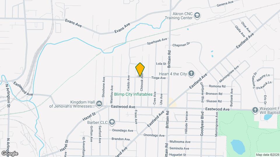 1320 Tioga Ave Map and Location Details