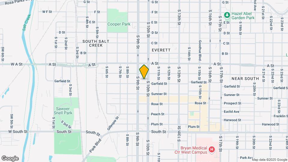 924 Garfield St Map and Location Details