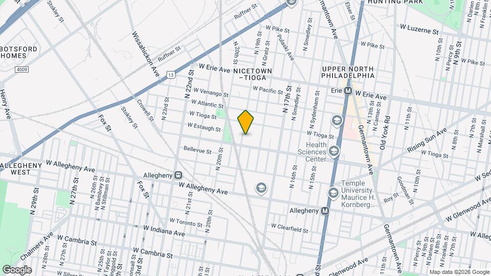 3415 N 19th St Map and Location Details