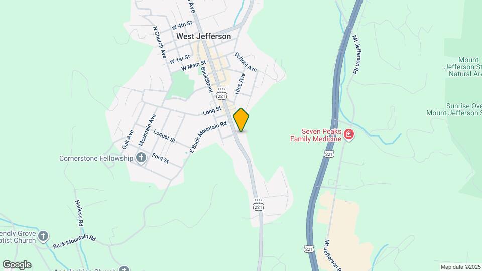 603 S Jefferson Ave Map and Location Details