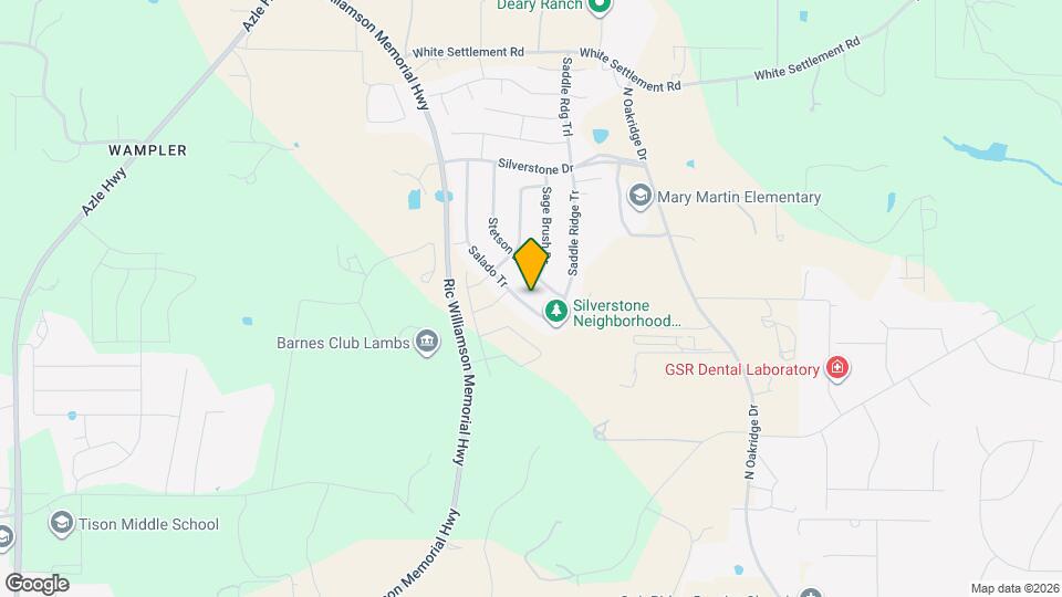 1625 Salado Tr Map and Location Details