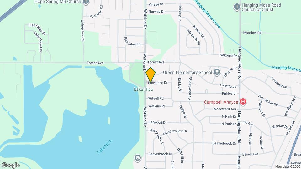 963 Pine Lake Dr Map and Location Details