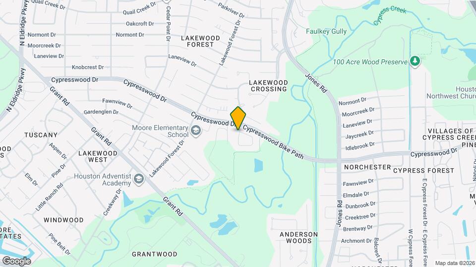 13731 Cypresswood Crossing Blvd Map and Location Details