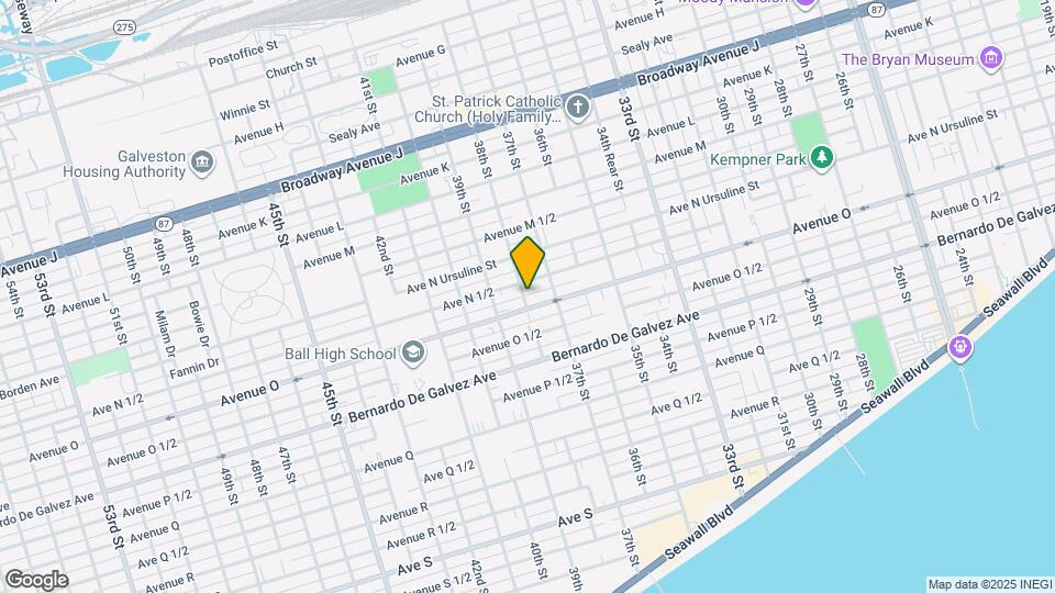 1616 38th St Map and Location Details