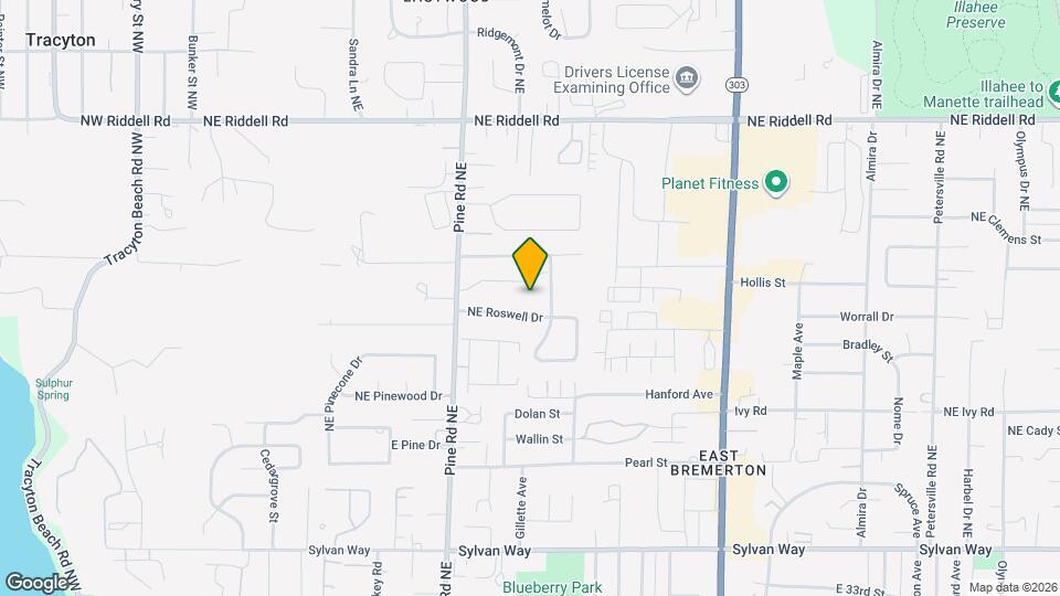 4301 Cobblestone Ln NE Map and Location Details