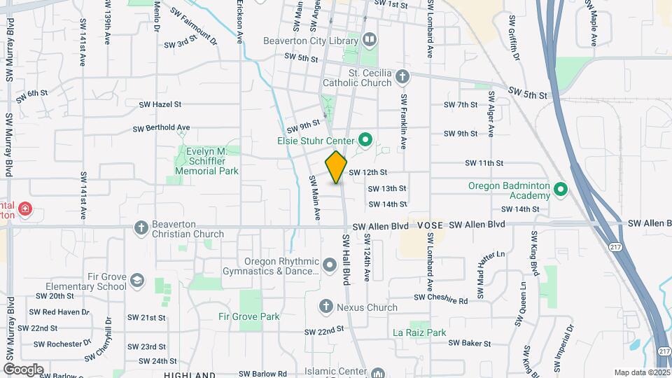 12525 SW 13th St Map and Location Details