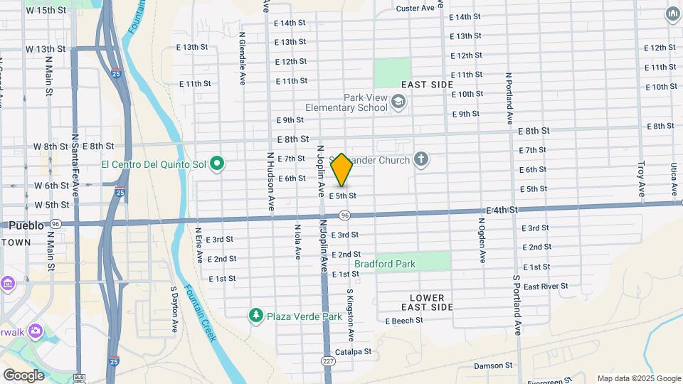 1123 E 5th St Map and Location Details