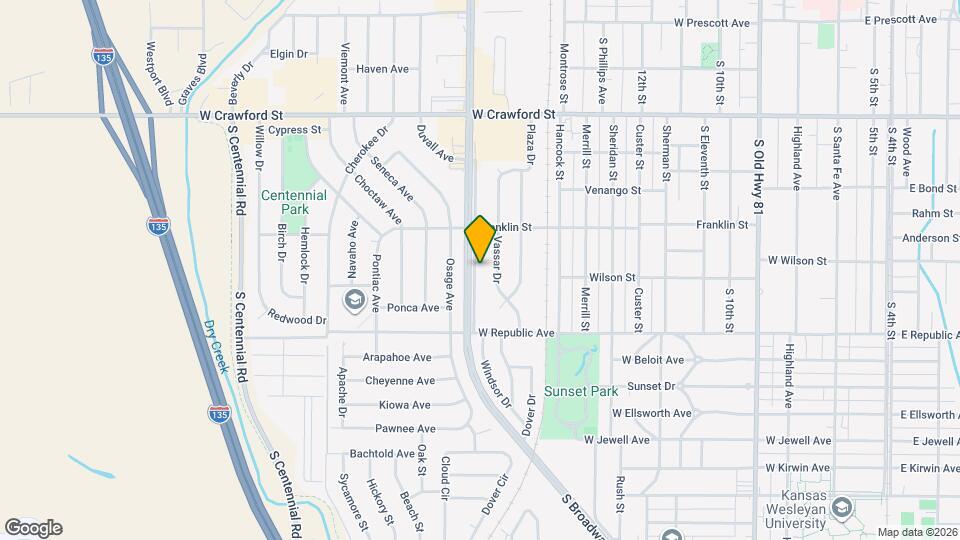 877 Windsor Dr Map and Location Details