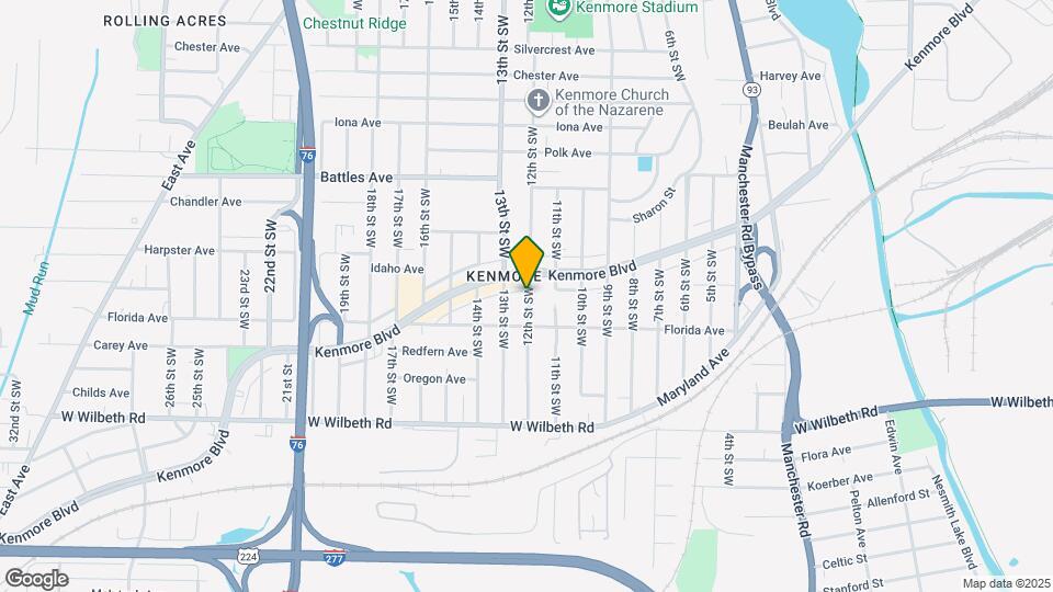 2222 12th St SW Map and Location Details