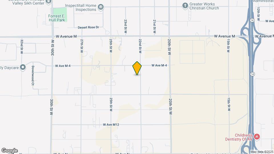 41725 22nd St W Map and Location Details