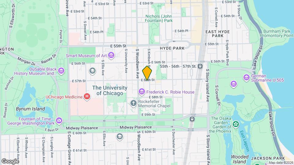 5704 S Kimbark Ave, Unit 1 Mapa y Detalles de la Ubicación