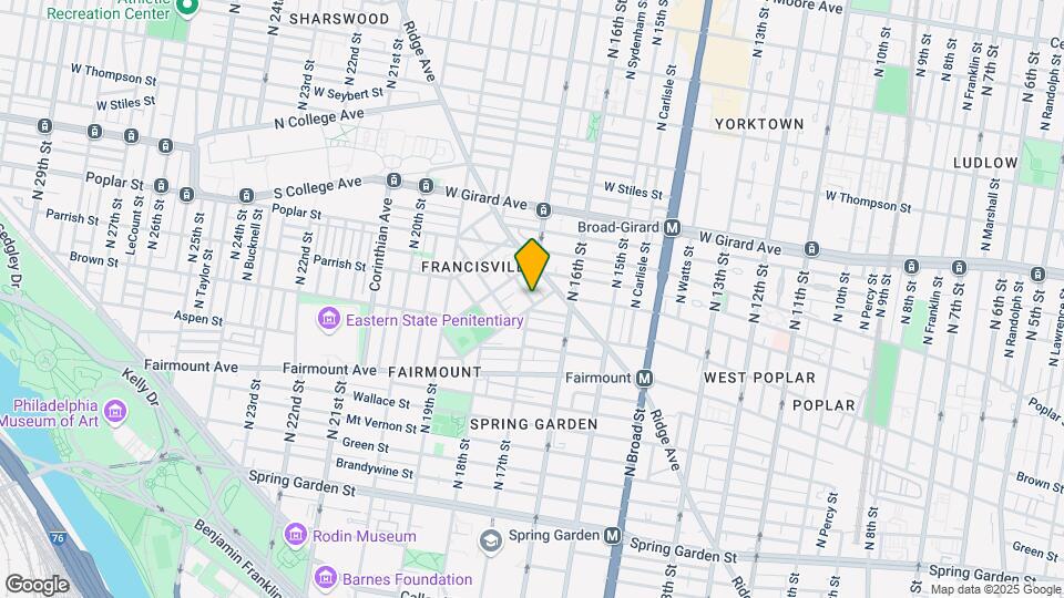1643 Francis St Map and Location Details
