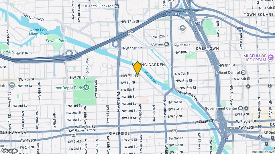 1000 NW 7th St Mapa y Detalles de la Ubicación