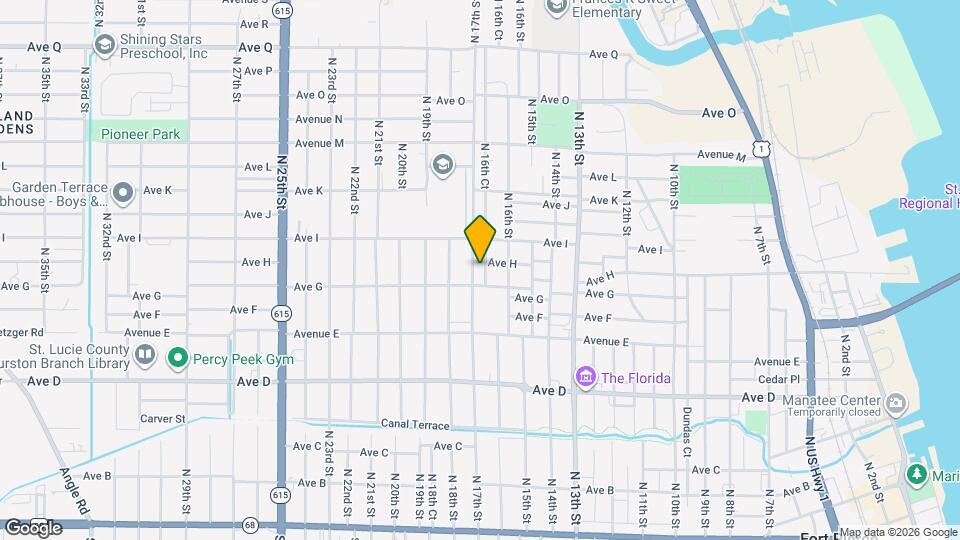 810 N 17th St, Unit B Map and Location Details