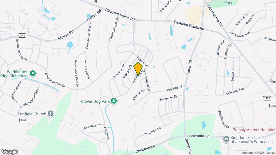 1401 Hammond Dr Mapa y Detalles de la Ubicación