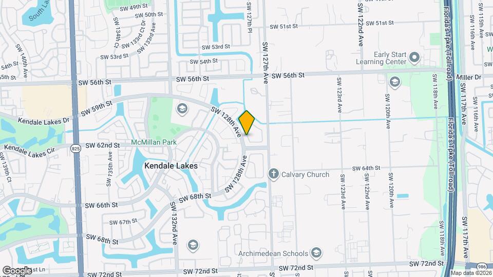 6114 SW 127th Pl Map and Location Details