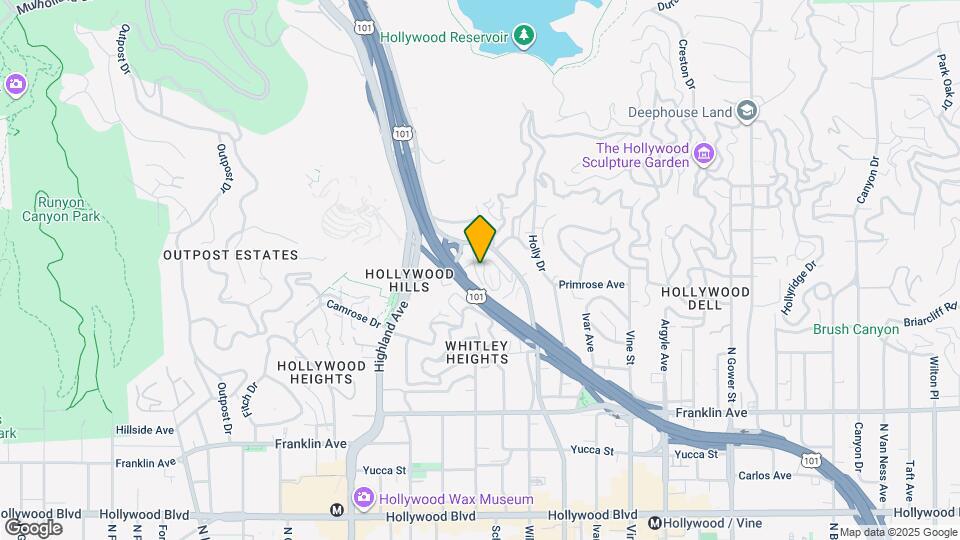 6825 Whitley Ter, Unit Unit 1 Map and Location Details