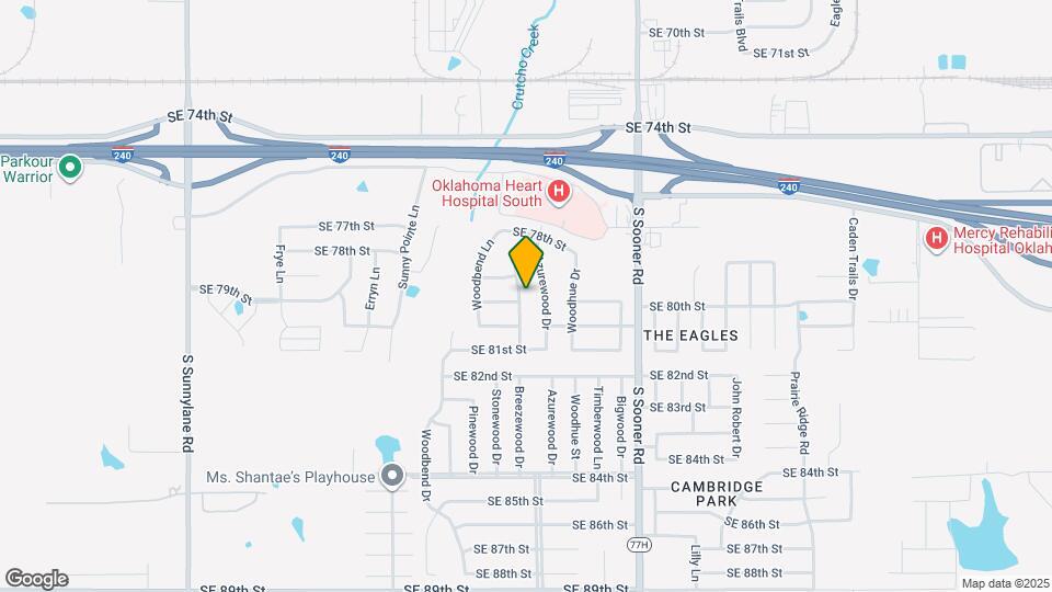 8016 Breezewood Dr Map and Location Details