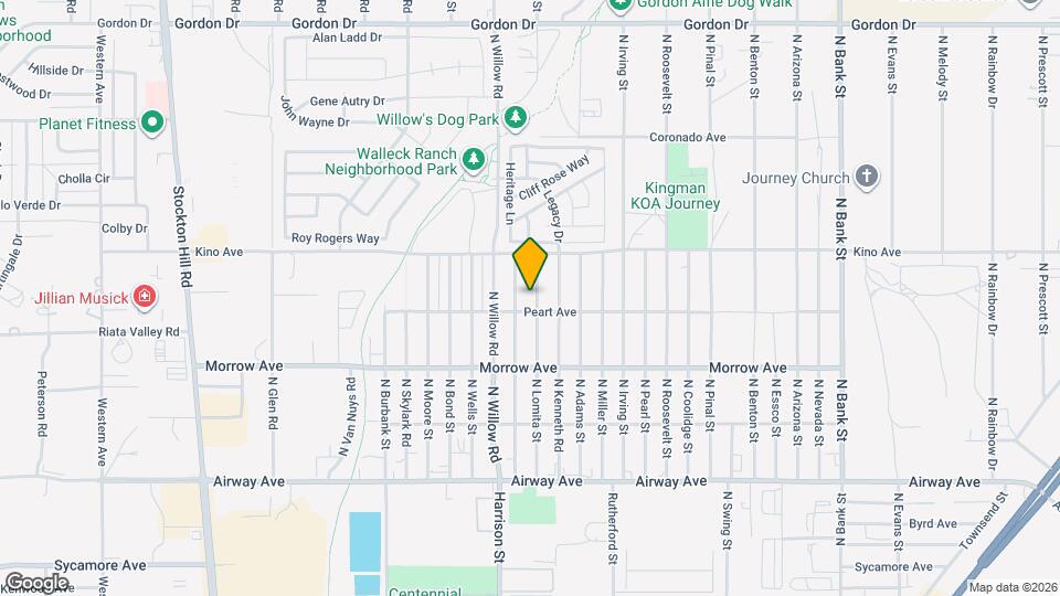3701 N Lomita St Map and Location Details