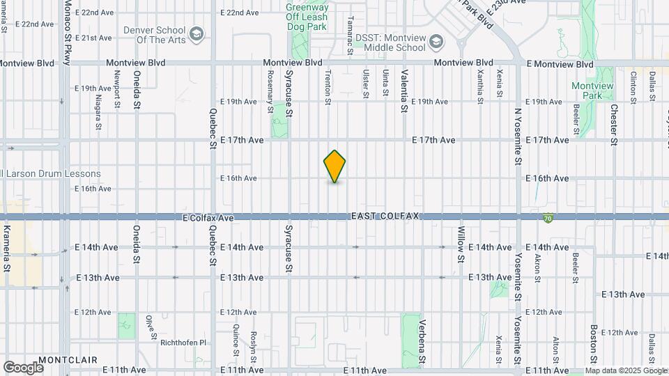 1570 Trenton St Map and Location Details