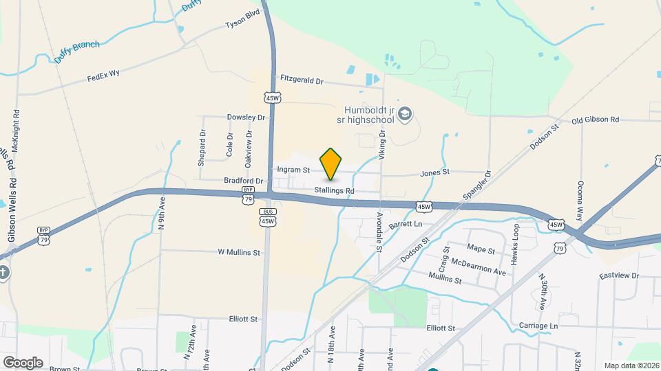 1745 Stallings Rd Map and Location Details