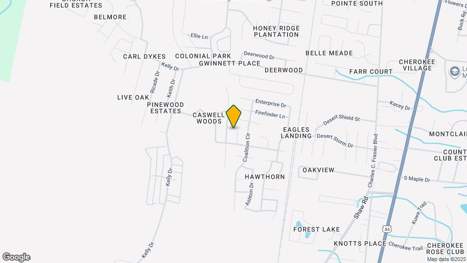 1446 Harrier Hollow Map and Location Details