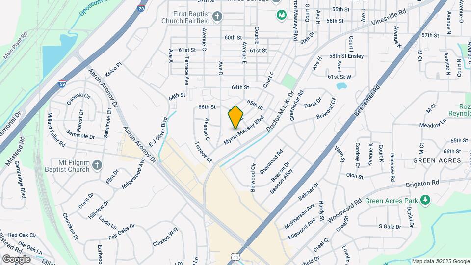 6624 Myron Massey Blvd Map and Location Details
