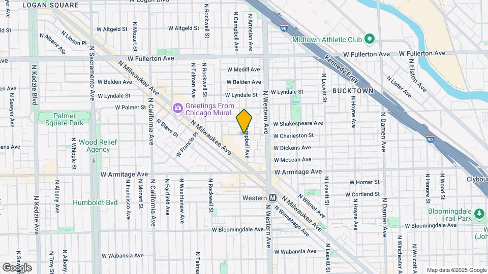 2078 N Campbell Ave Map and Location Details