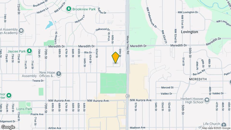 5907 Townsend Ave Map and Location Details