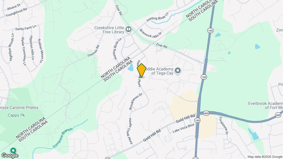 404 Hawks Creek Pkwy Map and Location Details