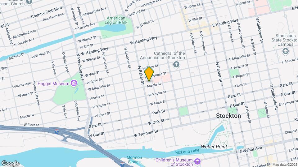 719 Acacia St Map and Location Details