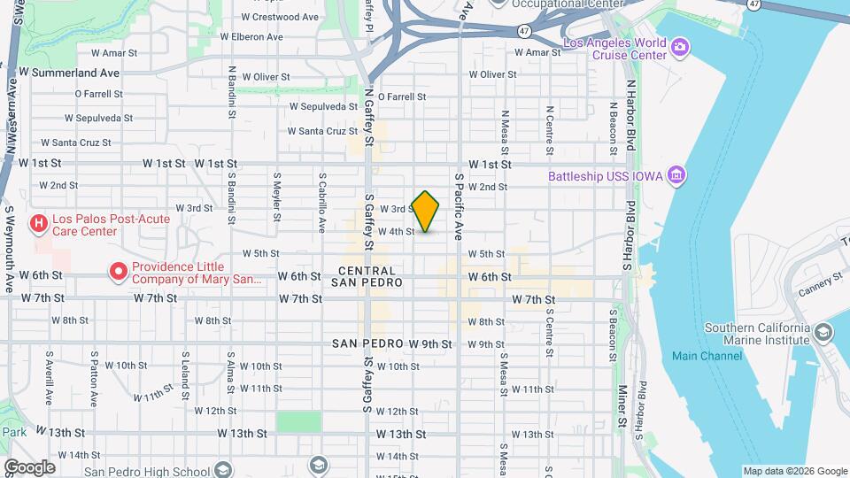 577 W 4th St Map and Location Details