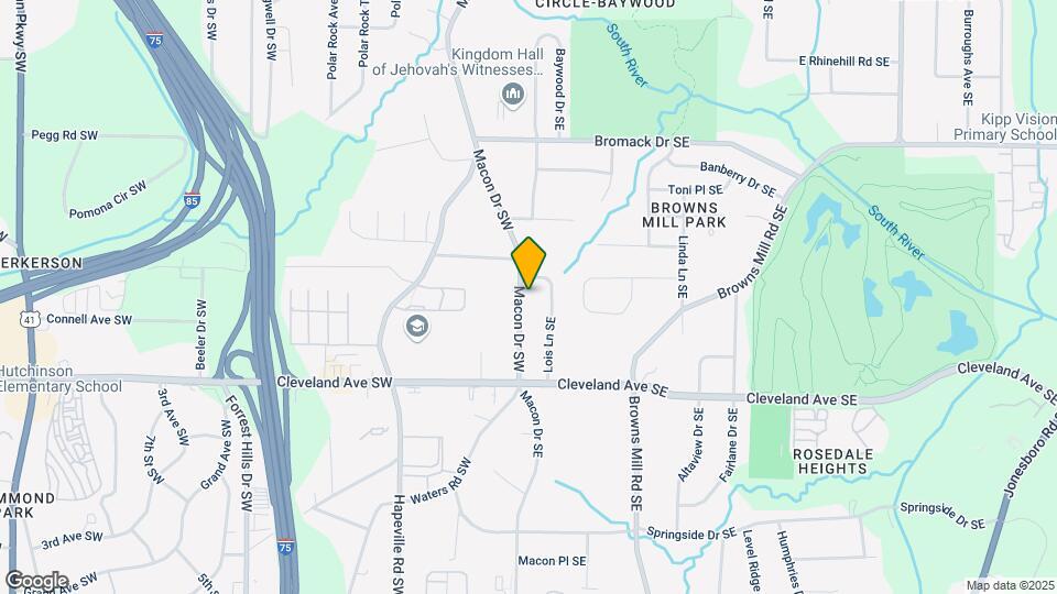 2602 Macon Dr SW Map and Location Details